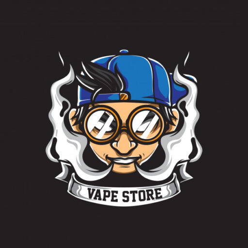 cropped vape store vector logo 10051 138